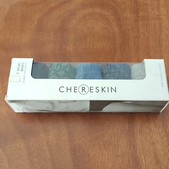  5 Pack VTG Chereskin Sport Briefs Mens Size S - Picture 3 of 5